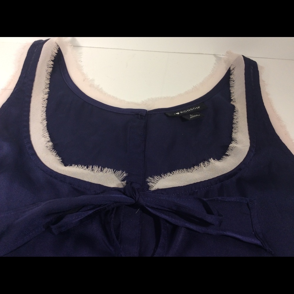 Ronson Navy Top